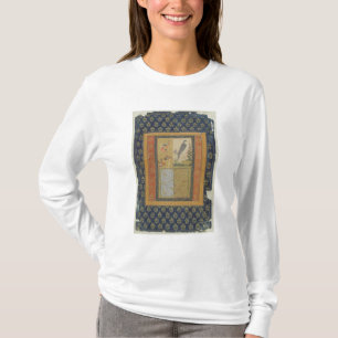 Vogelstudie und Kalligraphie, Golconda, Andhra T-Shirt