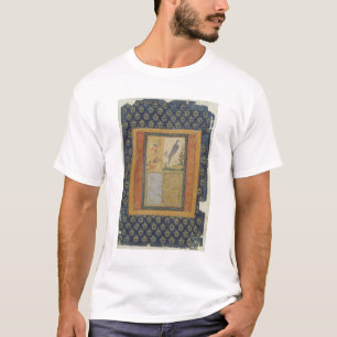 Vogelstudie und Kalligraphie, Golconda, Andhra T-Shirt