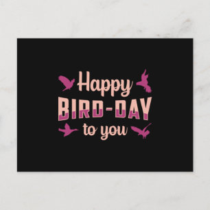 Vogelsucher Glücklicher Vogel-Tag Dir Vogelsucher Postkarte