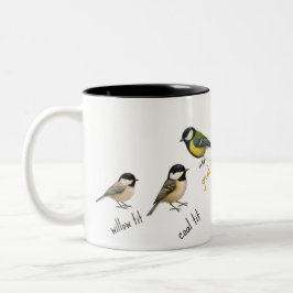 Vogeltasse – Gartenvögel Aquarell-Kaffeetasse Zweifarbige Tasse