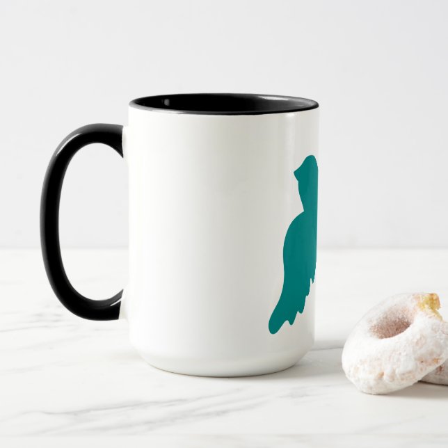 Vogeltasse Tasse (Mit Donut)