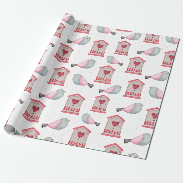 Vogelumschlagpapier Geschenkpapier (Ungerollt)