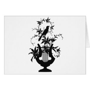 Vogelwelt-Silhouette