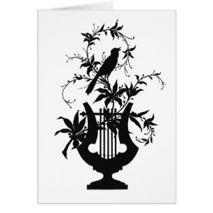 Vogelwelt-Silhouette