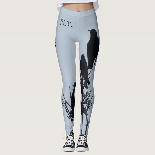 Vogelyoga-Leggings! Leggings (Vorderseite)