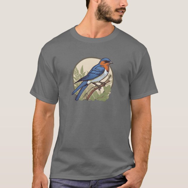 Vogelzüchter Ornithologin Bird Watgirl T-Shirt (Vorderseite)