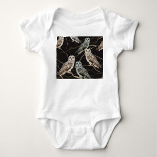 Vogelzweig: Vogelperche. Baby Strampler
