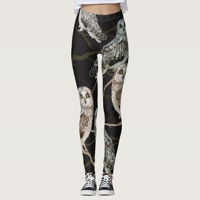 Vogelzweig: Vogelperche. Leggings (Vorderseite)