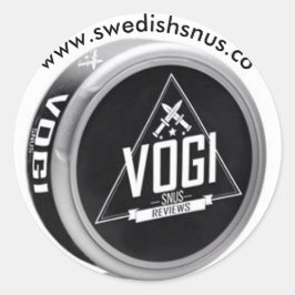 Vogi Snus Sticker