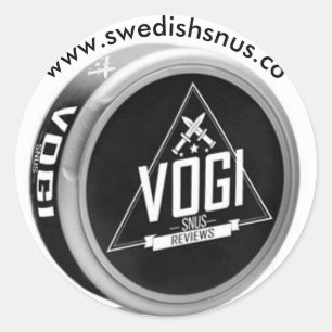 Vogi Snus Sticker