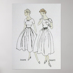 Vogue 1953 Poster