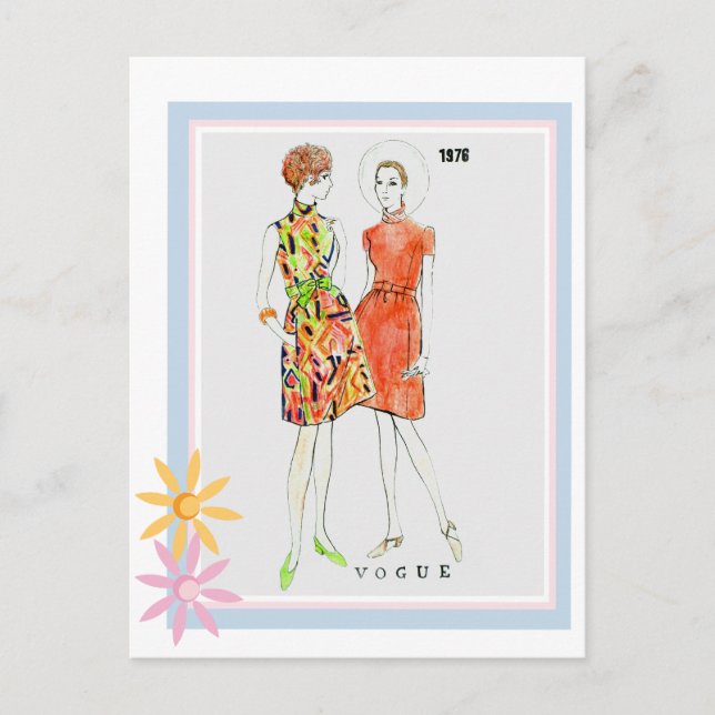 Vogue 1976 postkarte (Vorderseite)