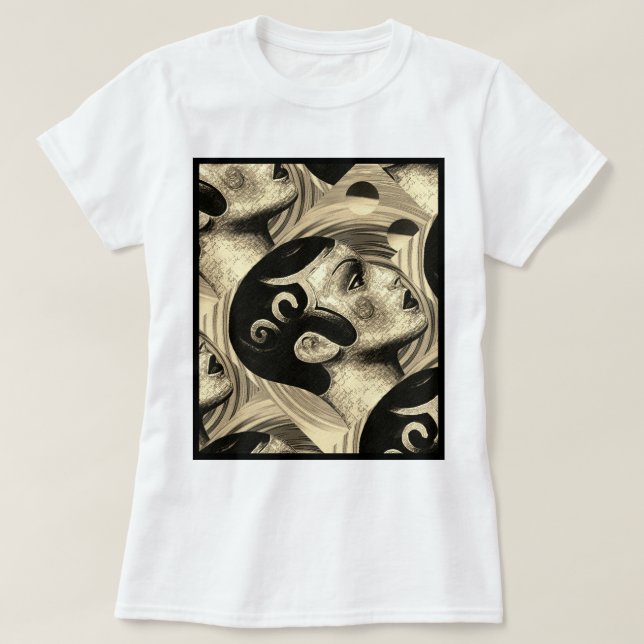 Vogue der 20er Jahre T-Shirt (Design vorne)