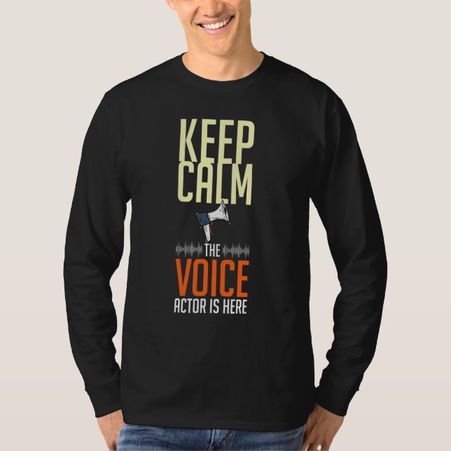 Voice Actor Voice over Actress Acting Talent Voice T-Shirt (Vorderseite)