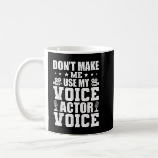 Voice-over-Künstler Voice-Schauspielerin Schauspie Kaffeetasse