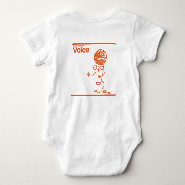 Voice-Strampler Baby Strampler (Rückseite)
