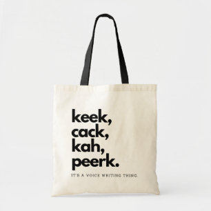 Voice Writing Tote Bag Tragetasche