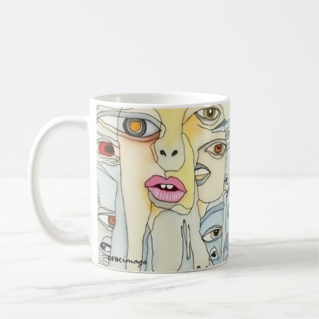 "Voices" Art Tasse von DAKimage (Links)