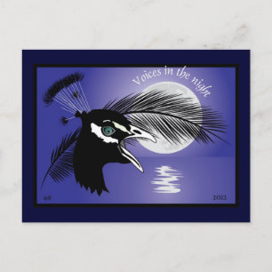 Voices in the night Postkarte