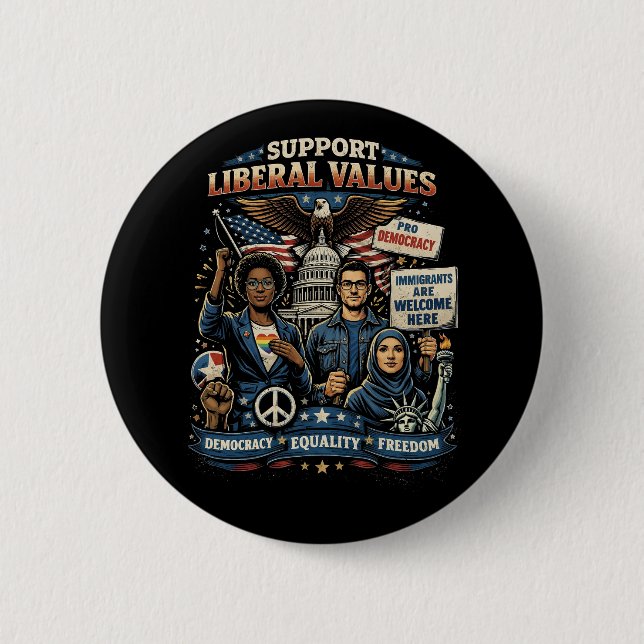 Voices of Freedom Button (Vorderseite)