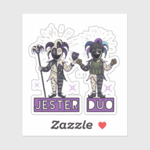 Void Jester Club Duo Aufkleber