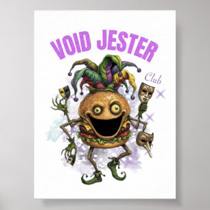 Void Jester Club - Freund Burger Poster