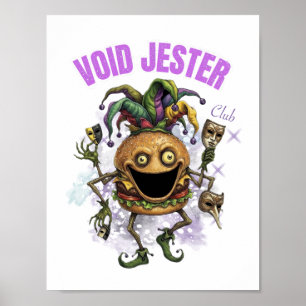 Void Jester Club - Freund Burger Poster