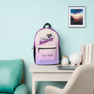 Void Jester Club Gesicht Bedruckter Rucksack