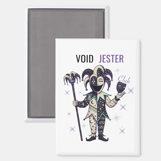 Void Jester Club Magnet (Vorderseite/Rückseite)