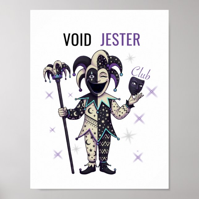 Void Jester Club Poster (Vorne)