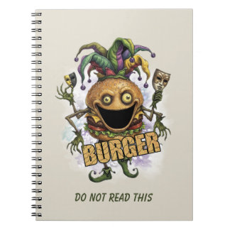 Void Jester Freund Burger Notizblock