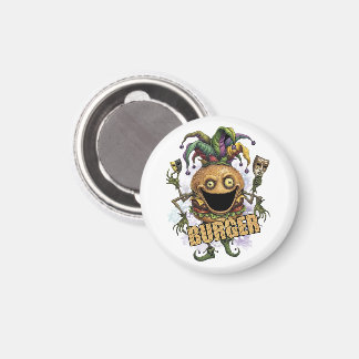 Void Jester Freund Burger weiß Magnet