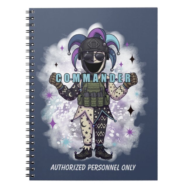 Void Jester Freund Commander  Notizblock (Vorderseite)