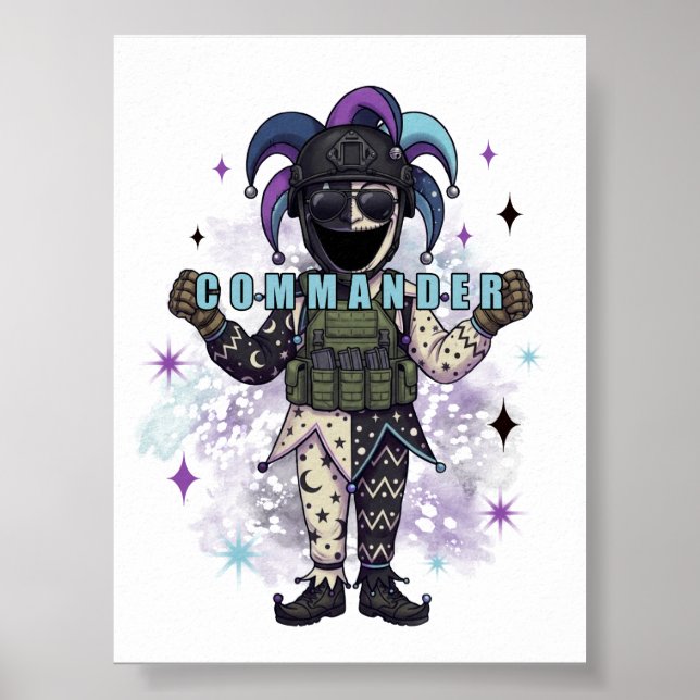 Void Jester Freund Commander Poster (Vorne)