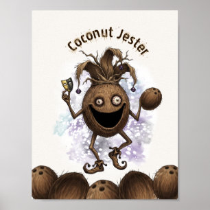 Void Jester Freund Kokosnuss Poster