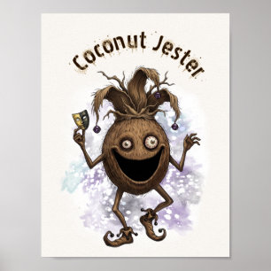 Void Jester Freund Kokosnuss Poster