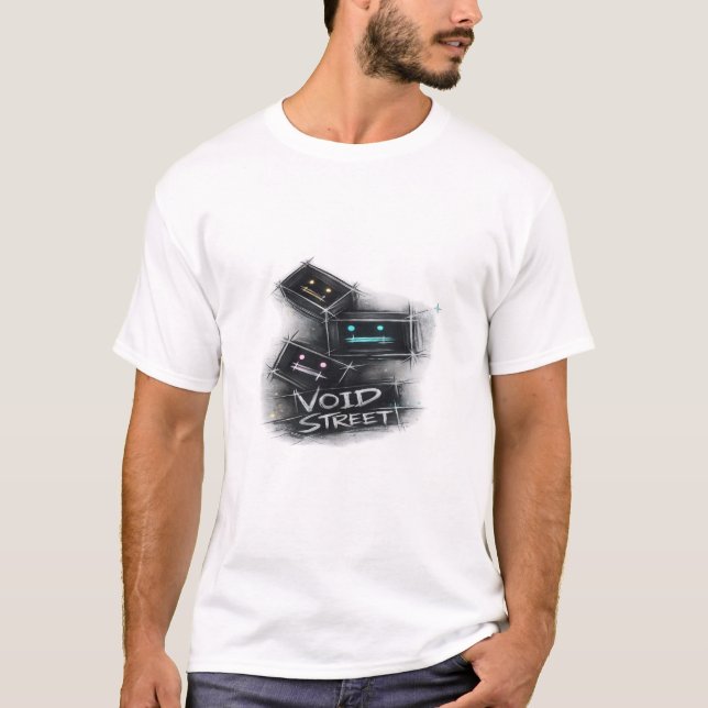 Void Street Retro Arcade Gaming Graphic T-Shirt  (Vorderseite)