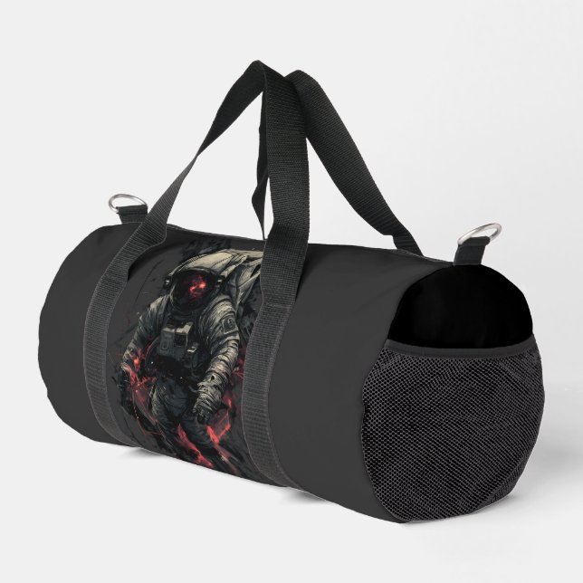 Void Walker Astronaut Heavy Metal Duffel Bag Duffle Bag (Rechte Ecke)