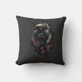 Void Walker Astronaut Schwerer Metallstil Kissen