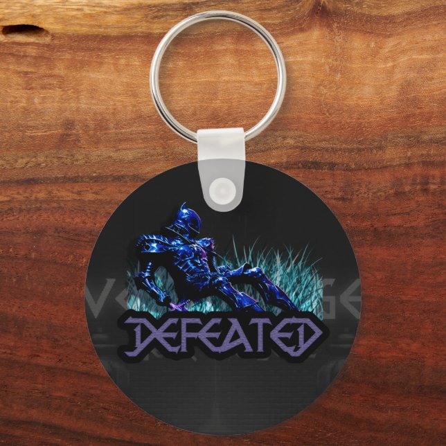 VoidForge "Besiegt" Dark Fantasy gefallener Ritter Schlüsselanhänger (Vorderseite)
