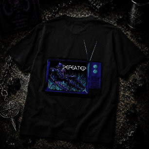 VoidForge "Besiegt" Retro-TV-Dunkelfantasy-Grafik T-Shirt