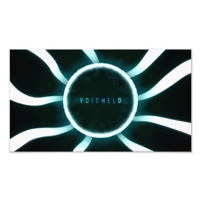 Voidheld Kinematische Orb Fotodruck (Vorne)