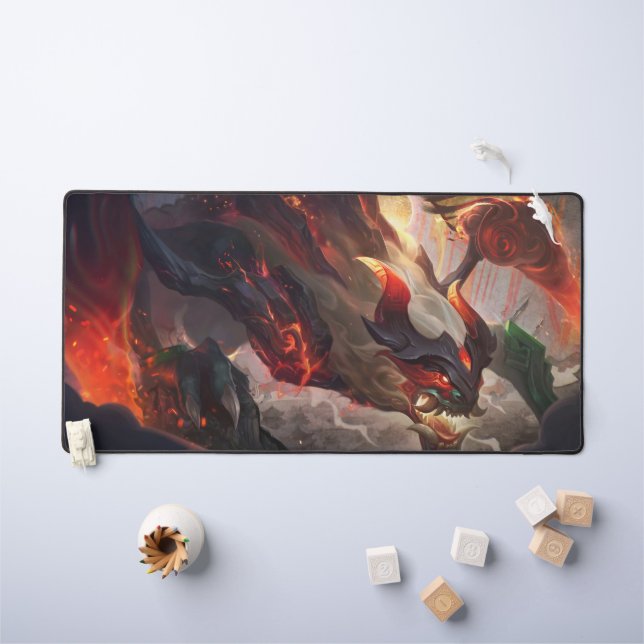 Void's Terror Gaming Desk Mat | Abyss Monster Schreibtischunterlage (Kindertisch)