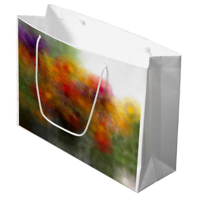 "Voila" große Geschenktasche Geschenktüte (Vorderseite Schrägansicht)