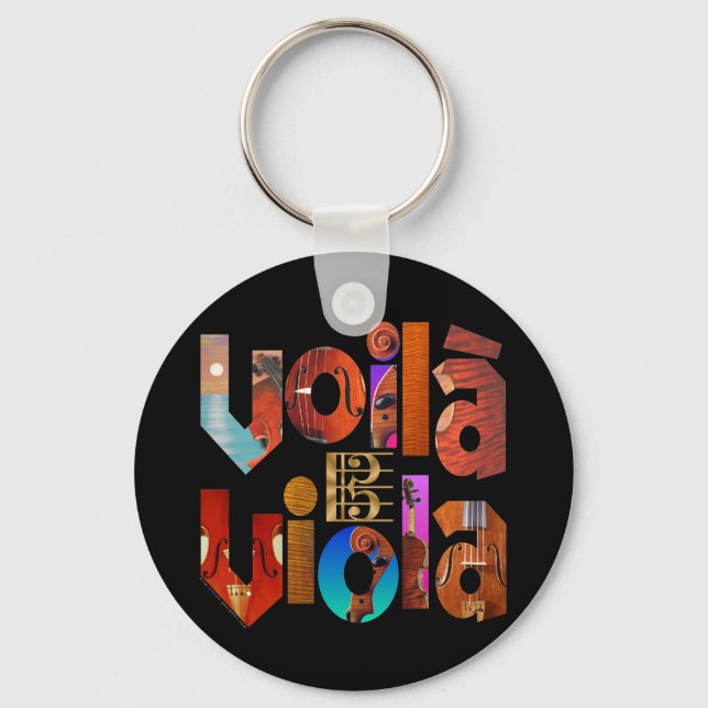 Voilà Viola! Schlüsselanhänger (Vorderseite)