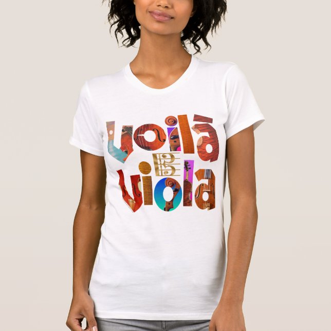 Voilà Viola! T-Shirt (Vorderseite)