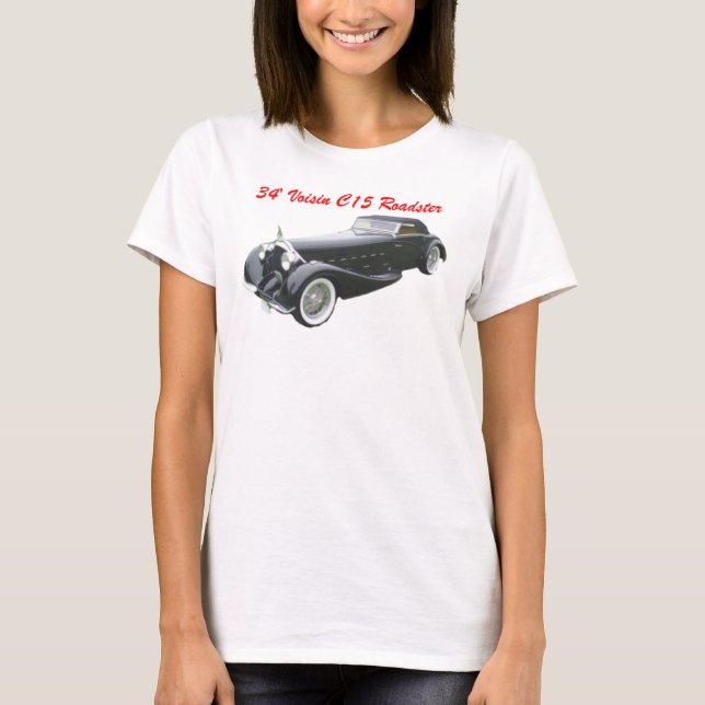 Voisin C15 Roadster 1934 T-Shirt (Vorderseite)