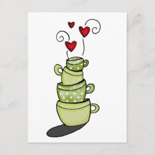 vol25- bis zur Perfektion gestapelt Postkarte