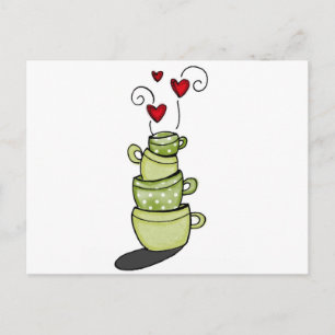 vol25- bis zur Perfektion gestapelt Postkarte