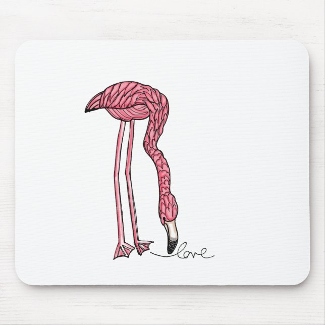 vol25- Flamingo-Liebe Mousepad (Vorne)